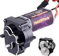 HobbyPark Metal Steel Ultra-Low Gears 40.3:1 Ratio 180 Brushed Motor Transmission Gearbox Assembly S