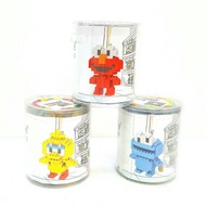 Mini Block Toys Nano Lego Miniature Sesame Street Set of 3 Building Blocks Elmo Monster Big Brother 