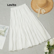 LOVITO WHITE SKIRT — NEW
