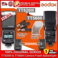 Godox TT520III / TT560II Camera Flash Speedlight free Wireless Flash Trigger tt520 iii tt560 ii