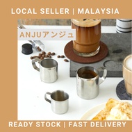 Milk Frothing Pitcher Cup Stainless Steel with Measurement Inner/Marker 30ml/90ml/150ml Coffee Espre