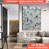 Wall Painting, Light White 3D Texture Art White Minimalist Wall Art White Textured Painting Original