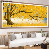 DIY Money tree, vertical fortune tree Full Round Round Diamond Painting Embroidery,，bead painting be