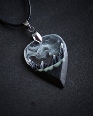 木樹脂吉他撥片北極光最好的音樂家禮物