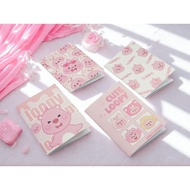 FF NOTEBOOK A7 MOTIFRing Book/ NOTEBOOKA7 Ring Set of 6 PCS Mini Diary Book S-NB040