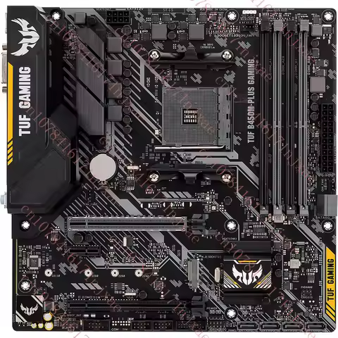 FOR ASUS TUF B450M-Plus Gaming Motherboard Support 3700X 3600X DDR4 64GB AMD.