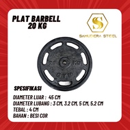 20kg iron barbell plate diameter 45cm