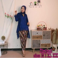 setelan kebaya nusantara /Kebaya Modern rinjani / setelan kebaya brukat/ Kebaya Bianca gold / Batik 