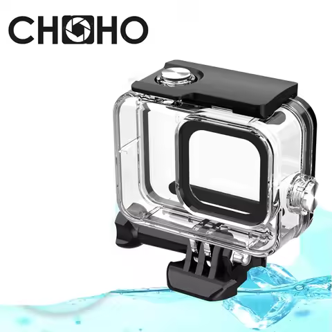 For Gopro 8 Waterproof Housing Case Diving 60M Cover Protective Shell Underwater Box For Go pro Hero