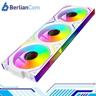 JUNGLE LEOPARD INTERSTELLAR V2 ARGB WHITE Infinity Infinite Mirror 120mm PWM BLOCK UNI Fan TRIPLE PA