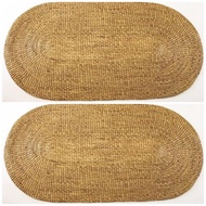 Oval Water Hyacinth Carpet 100cm x 200cm, Carpet natural, Rug, Carpet