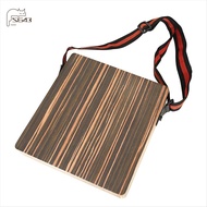 Travel Cajon Drum, Portable Adjustable Wooden Cajon with Adjustable Strap, Percussion Instrument Kit