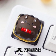 Chocolate Series Cute Keycaps Personalized Customized Resin Mechanical Keyboard Keycaps Single ESC T