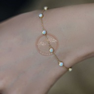 [New Product Special Offer] Opal Stone Opal Jewelry High-End Opal Stone Fire Color Opal Gold Fine Br