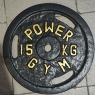 Plate Dumbell 15kg Weight Barbell Dumbell GENUINE IRON