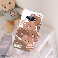 Cassing Samsung Galaxy J1 Ace - Motif Bear Beruang Lucu Imut [Abadi Case] - Case HP - Case Murah - Custom Case - All Tipe - Bisa COD