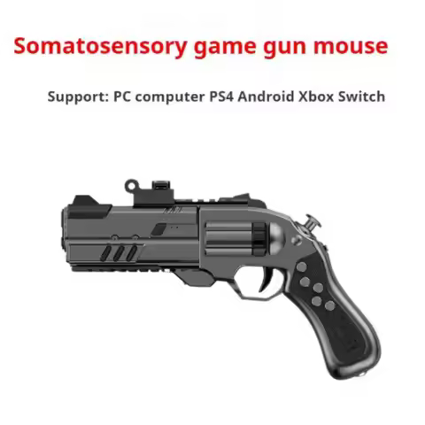 Original X-Rover Gun Mouse For Pc Ps4/Xbox/Switch/Ps3 Shooting Vr Tracker Fps 9-Axis Spiral Apparatu