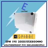 Spinne Weatherproof PVC Enclosure Box IP56 Certified - 200x155x80(MM)/315x240x130(MM)/315x240x190(MM