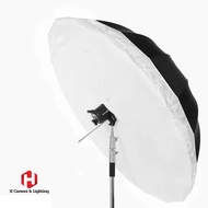 Silver Reverse Umbrella, White 130cm and 165cm - Reflective Umbrella Set, Light Up for Studio