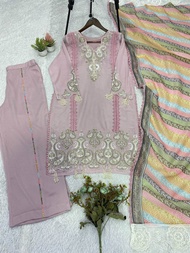 [PRE-ORDER] 2026 JULY NEW ARRIVAL GEORGETTE BOLLYWOOD PUNJABI SUIT WITH EMBROIDERY SEQUINS WORK | PR