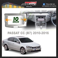 Android Casing VW Volkswagen Passat CC (B7) 2010 - 2016 Silver 10"