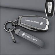 proton x50 s70 x90 metal car key cover remote key case suv key cover x50 leather car key cover 22G6