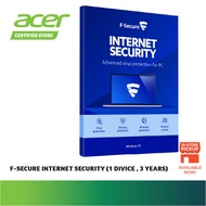 F-secure Antivirus 1 User 3 Years License - Advanced Protection For PC