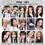(CONTAINS 7 PCS) IZNA N/a Photocard - 2 SIDED PC KPOP Premium Photocard Merch Unofficial Naya