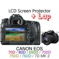 anti gores lcd screen guard Canon EOS 70D 80D 650D 700D 750D 7D mark 2