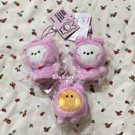Official BT21 Minini Finger Puppet Keyring Shooky | RJ RJ RJ