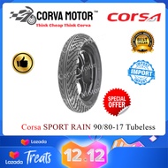 TAYAR CORSA TUBELESS TYRE SPORT RAIN 70/90-1780/90-17 100/80-17 110/70-17 130/70-17