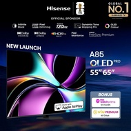 Hisense A85Q 55/65 inch OLED Pro Smart TV | 120Hz | 1000nits Brightness |Dolby Atmos | IMAX Enhanced