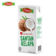 (WHOLESALE) Premium 1Kg Naco Coconut Cream Santan Kotak Halal Kara Segar Kelapa
