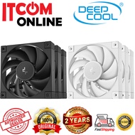 DEEPCOOL FD12 & ARGB 3IN1 12CM CASING FAN (R-FD12-BKNPN3-G/R-FD12-WHNPN3-G/R-FD12-BKAPN3-G) BLK/WHT