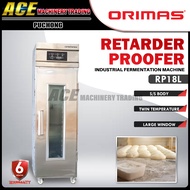 [ ORIMAS ] Industrial Fermentation Machine Stainless Steel Retarder Proofer - RP18L