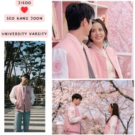 Just Jacket - Varsity BIG Size KDRAMA JISOO SEO KANG JOON (S - XXXXXXL 6XL) BESTFRIEND UNIVERSITY Ko