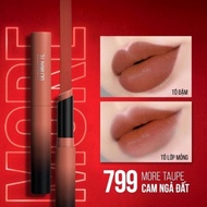Maybelline Color Sensational Ultimatte Lipstick 799 More Taupe Orange Reclining Earth 1.7Gr