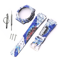 Silicone Watch Strap For Ak GA2100 GA2110 Ruer Case Bezel Quality And Replacement For GAB2100 Resin