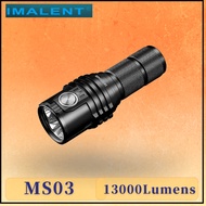 Imalent MS03 High-Lumen Flashlight, 3pcs XHP70.2 LEDs,13,000 Lumens 324m Beam Distance, 21700 Batter