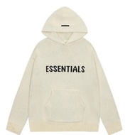 FOG FEAR OF GOD 復線 ESSENTIALS 嵌花經典字母帽衫毛衣