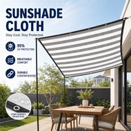 Sun Shade Net 95 Percent UV Block HDPE Shade Cloth With Grommets For Garden Patio Carport