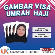 VISA / UMRAH / PHOTO Free editing background