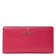 Kate Spade Staci Large Slim Bifold Wallet in Pink Ruby wlr00145