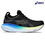 Asics Men Gel-Nimbus 25 Running Shoes - Black/Glow Yellow 2E
