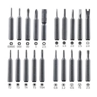 Black / Green 22pcs Mini Electric Screwdriver Set / Precision Screwdriver Set Magnetic Repair Tools 