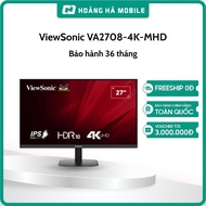 ViewSonic VA2708 MHD Monitor (27 inch / UHD / IPS / 60Hz / 1ms / Speaker) - Genuine