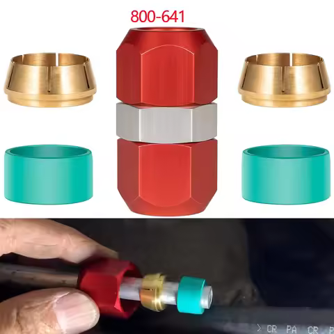 Air Conditioning Repair Splice Connector Kit Connector for 3/8 in.800-641,Works for A/C, coolant, he
