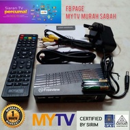 (SIRIM)ORIGINAL MYTV DEKODER BOTATO+YOUTUBE VERSION MYFREEVIEW DVBT-2 DECODER MURAH