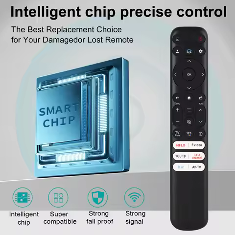 Replacement Only for TCL Google TV Remote Control,RC813 Compatible with TCL QM8/QM7/S5/S4/S3/Q7/Q6/Q