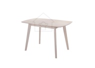 DINING TABLE/ WHITE WASH COLOUR/ MEJA MAKAN/WOODEN TABLE TOP/WOOD TABLE/MEJA MAKAN KAYU